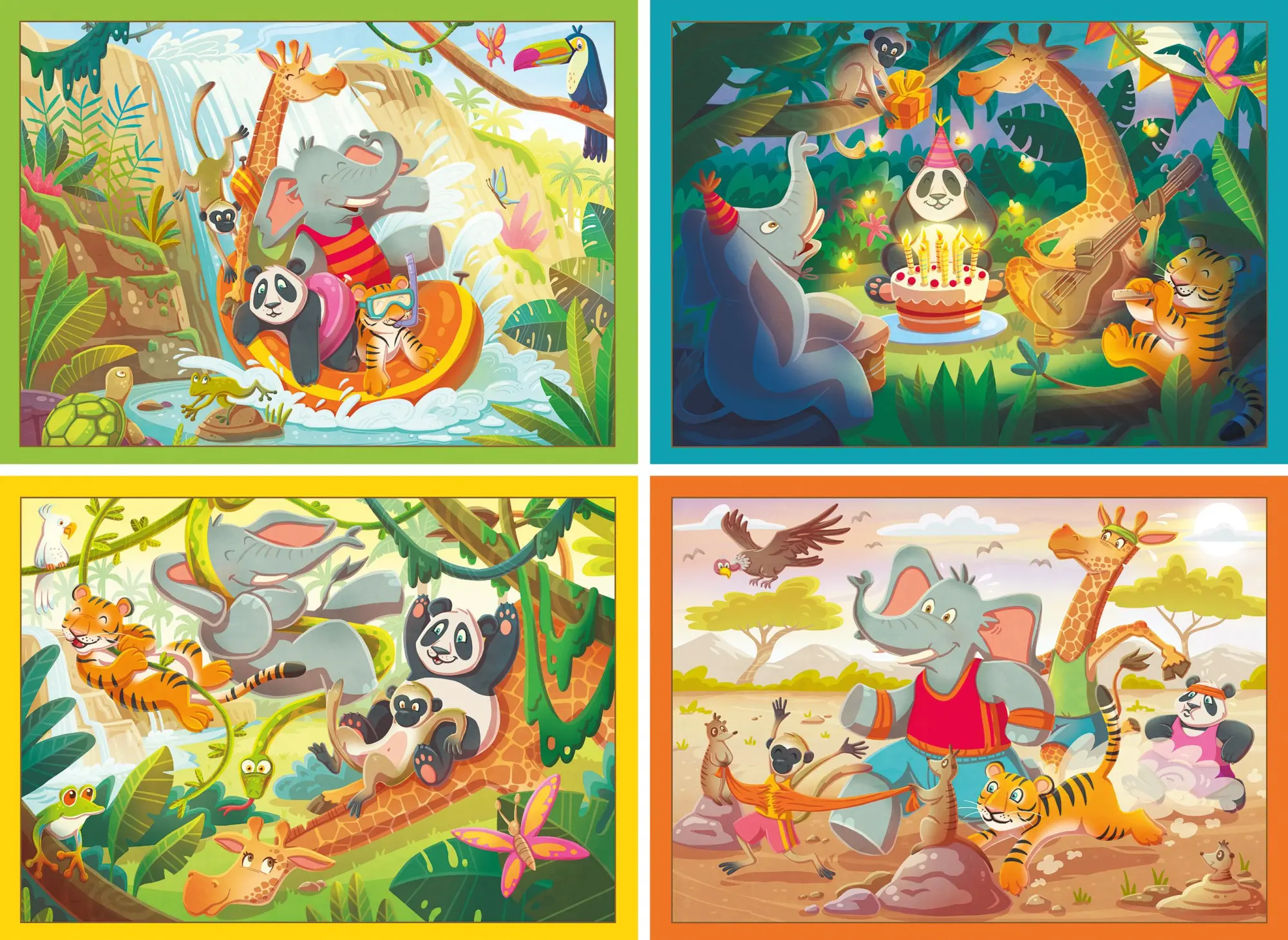 Cover: 4005555041719 | Kinderpuzzle 4x35 Teile - Speedy Puzzle | Spiel | Speedy Puzzle | 2025