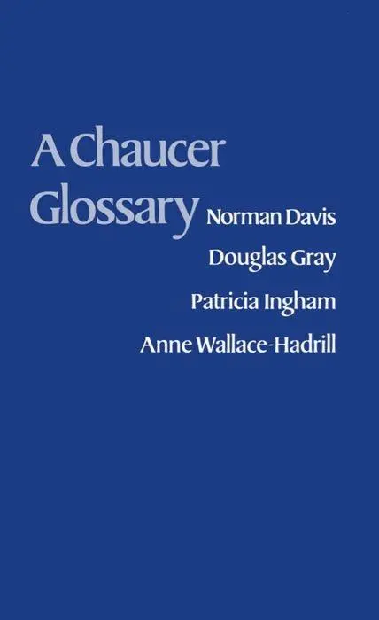Cover: 9780198111719 | Davis, N: Chaucer Glossary | Norman Davis | Taschenbuch | Englisch