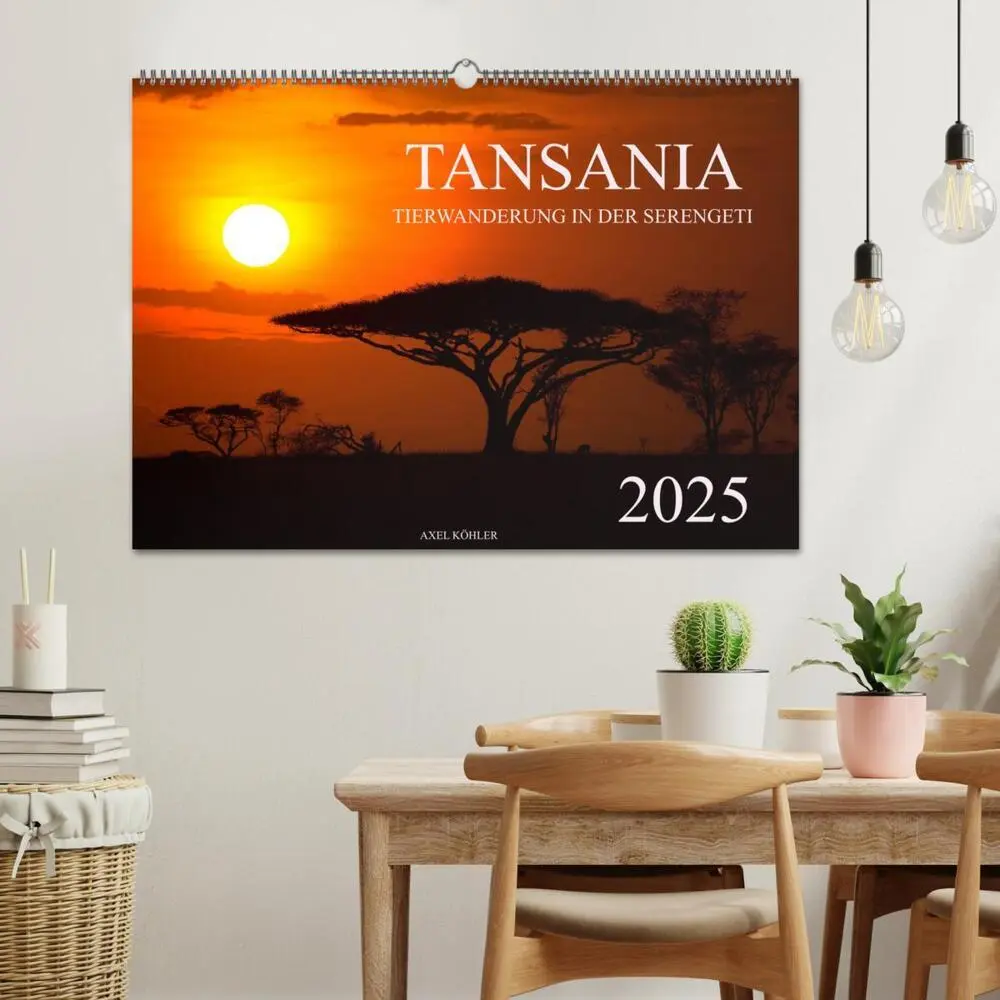 Bild: 9783435341719 | Tansania - Tierwanderung in der Serengeti (Wandkalender 2025 DIN A2...