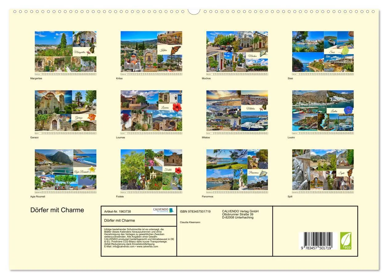 Bild: 9783457501719 | Dörfer mit Charme (hochwertiger Premium Wandkalender 2026 DIN A2...