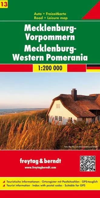 Cover: 9783707901719 | Freytag &amp; Berndt Autokarte Mecklenburg-Vorpommern /...