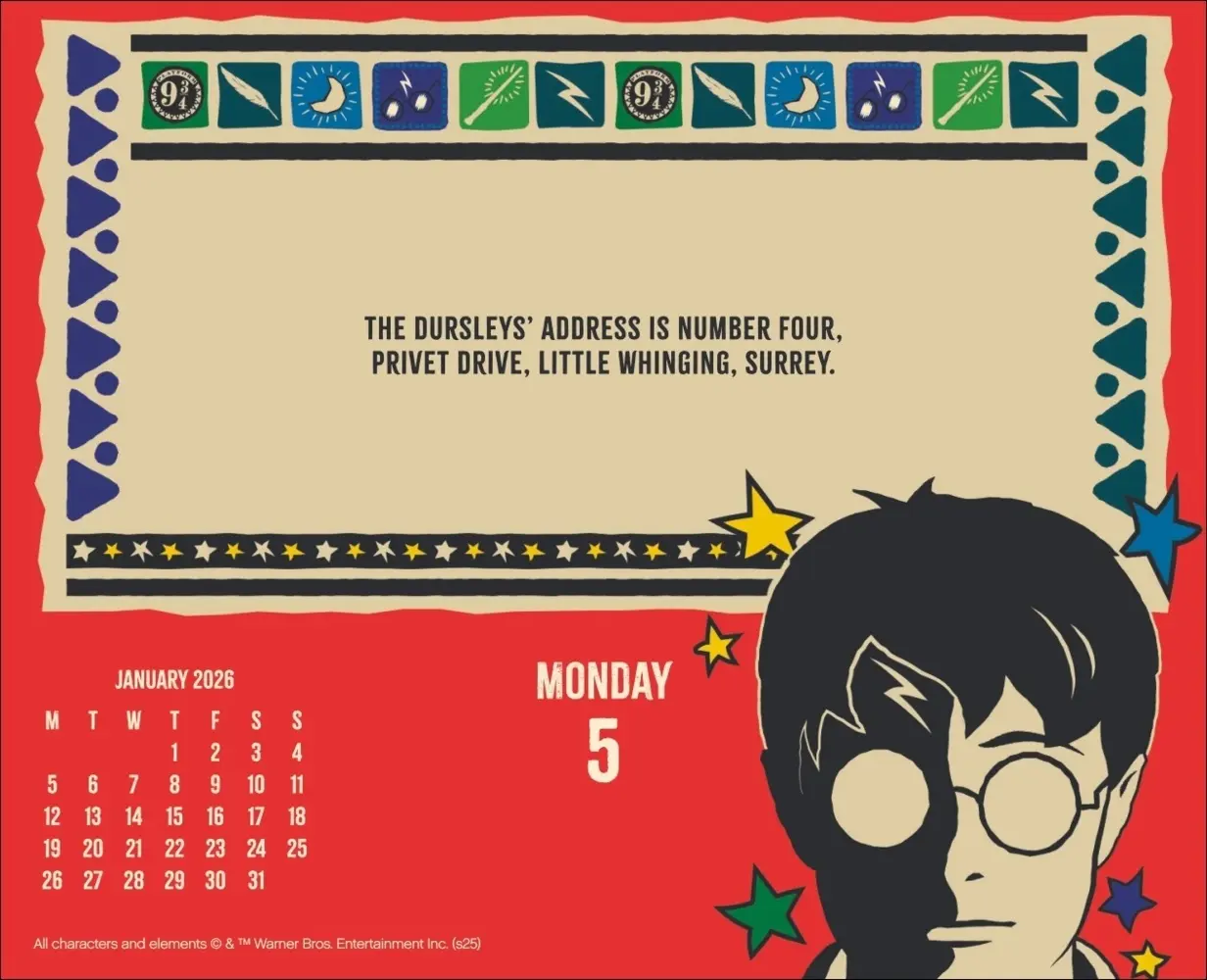 Bild: 9783756411719 | Harry Potter Tagesabreißkalender 2026 | Heye | Kalender | 320 S.