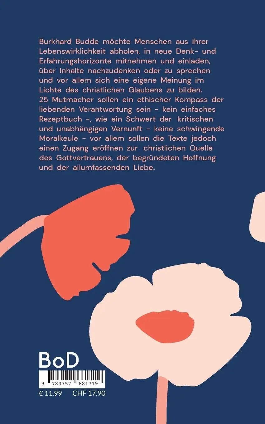 Rückseite: 9783757881719 | Spuren gelebter Liebe | 25 Mutmacher | Burkhard Budde | Taschenbuch