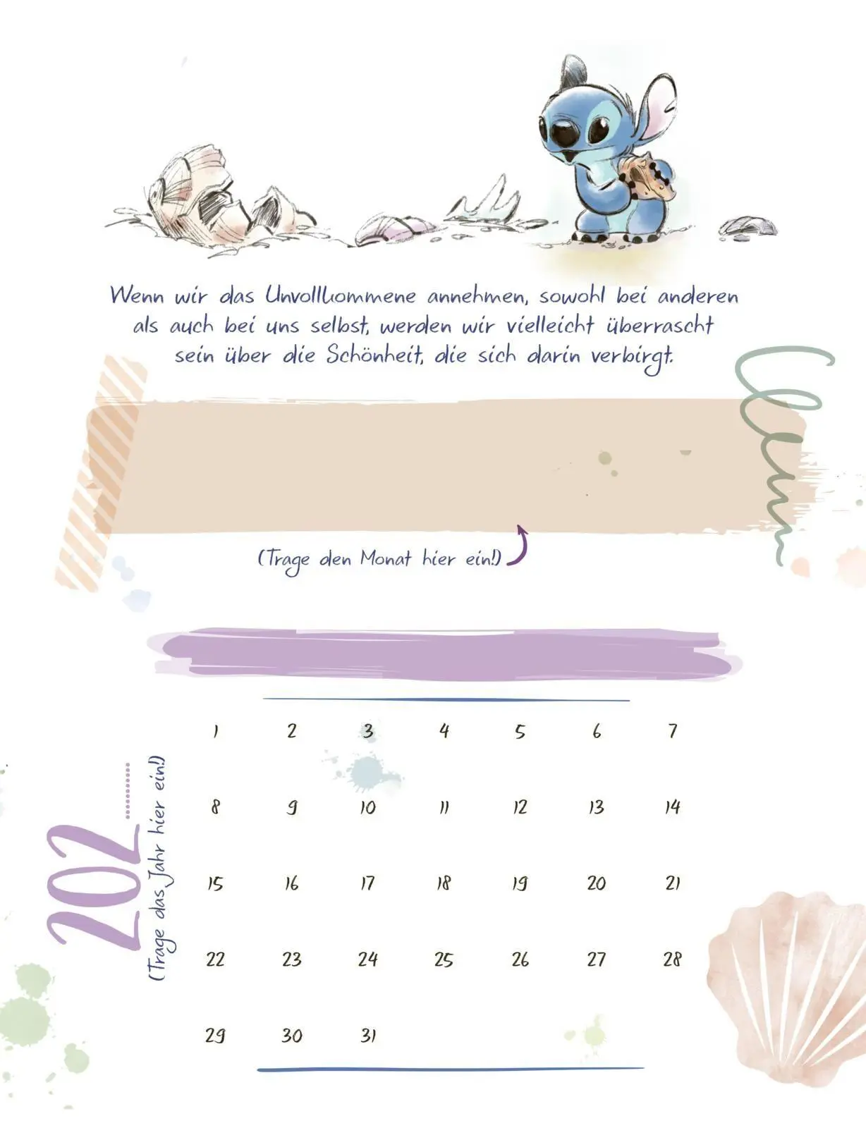 Bild: 9783845131719 | Disney Kreative Beschäftigung: Stitch: Mein erster Planer | Buch
