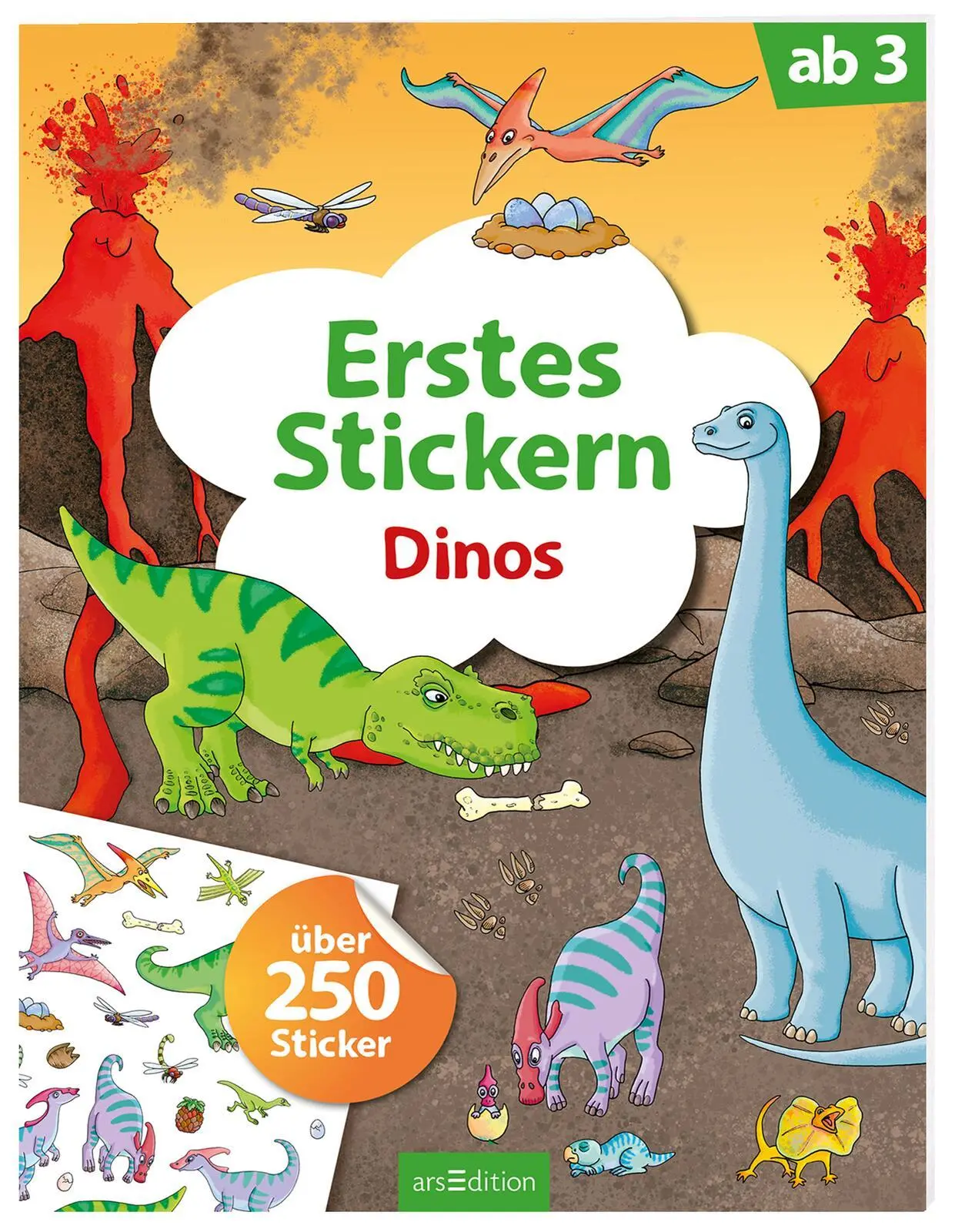 Cover: 9783845821719 | Erstes Stickern Dinos | Über 250 Sticker | Sebastian Coenen | Buch