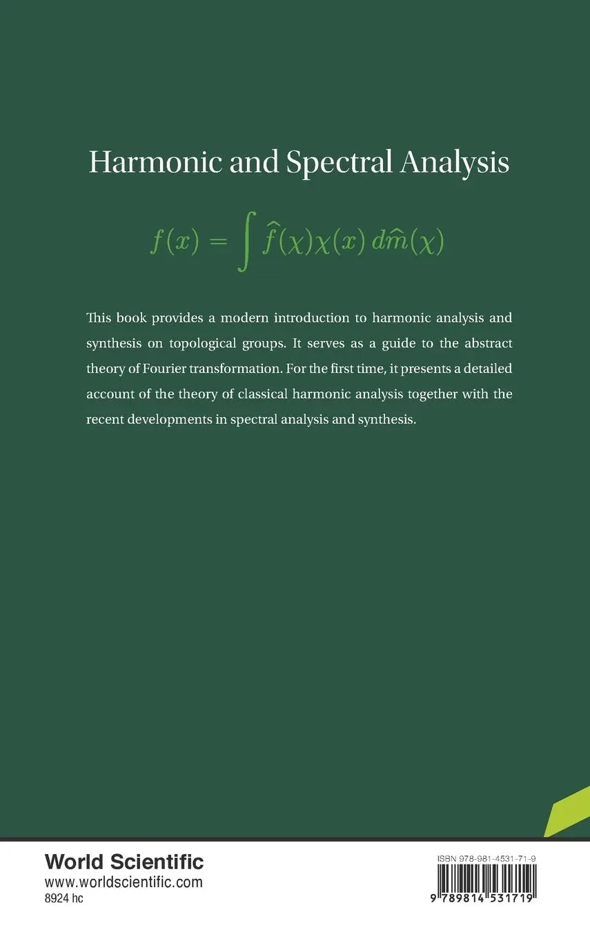 Rückseite: 9789814531719 | HARMONIC &amp; SPECTRAL ANALYSIS | Laszlo Szekelyhidi | Buch | Gebunden