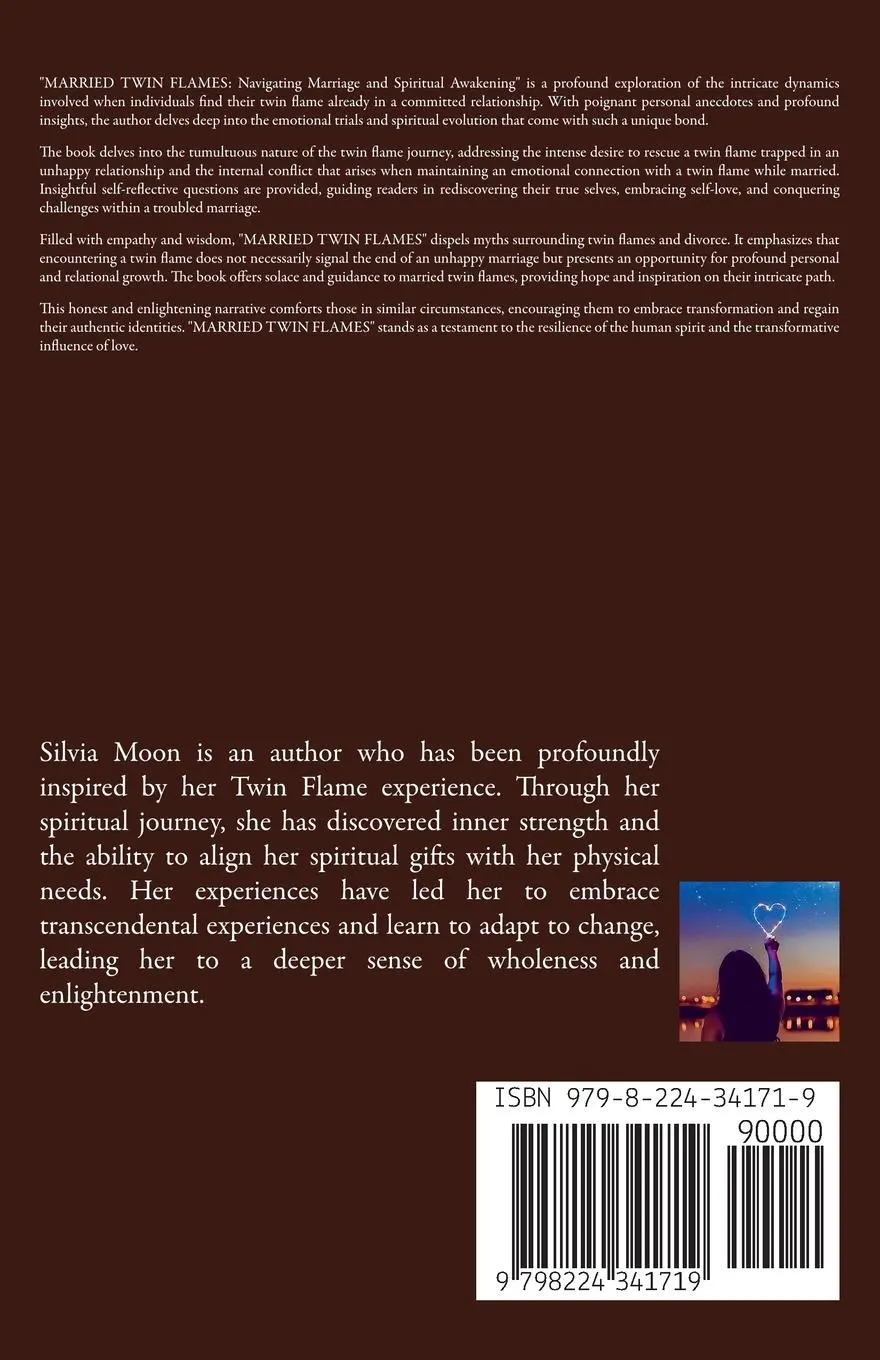 Rückseite: 9798224341719 | Married Twin Flames | Silvia Moon | Taschenbuch | Englisch | 2023