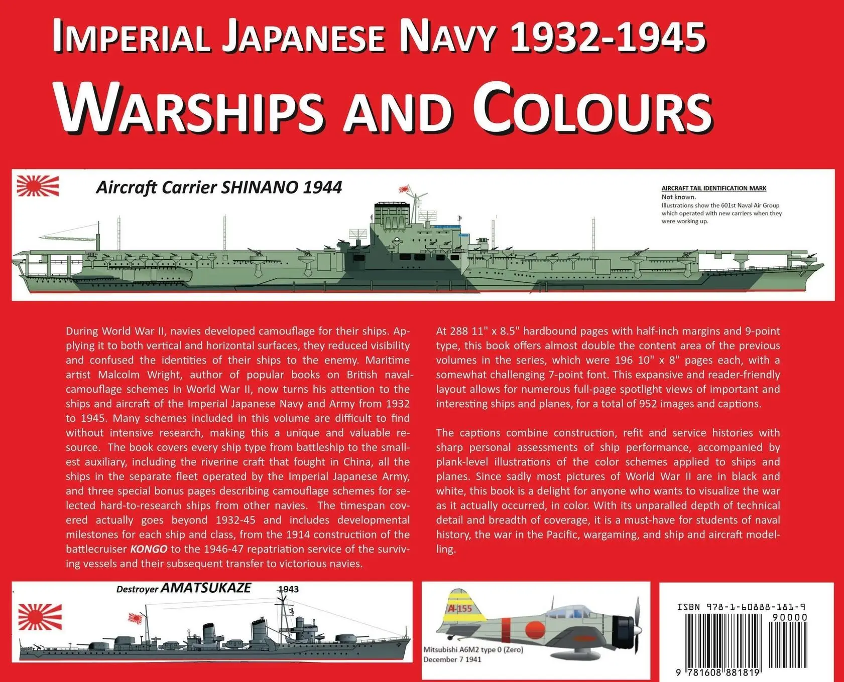 Rückseite: 9781608881819 | Imperial Japanese Navy 1932-1945 Warships and Colours | Malcolm Wright