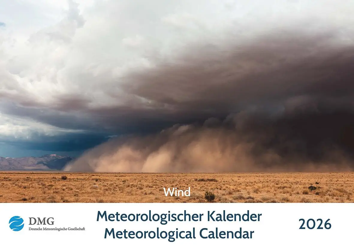 Cover: 9783443011819 | Meteorologischer Kalender 2026 Meteorological Calendar | Wind | 13 S.