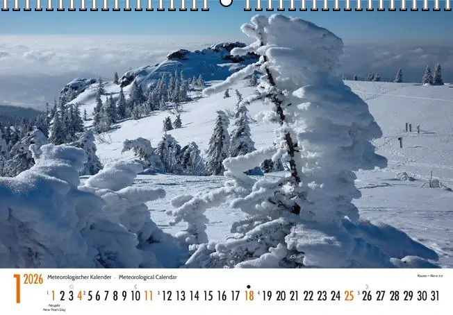 Bild: 9783443011819 | Meteorologischer Kalender 2026 Meteorological Calendar | Wind | 13 S.