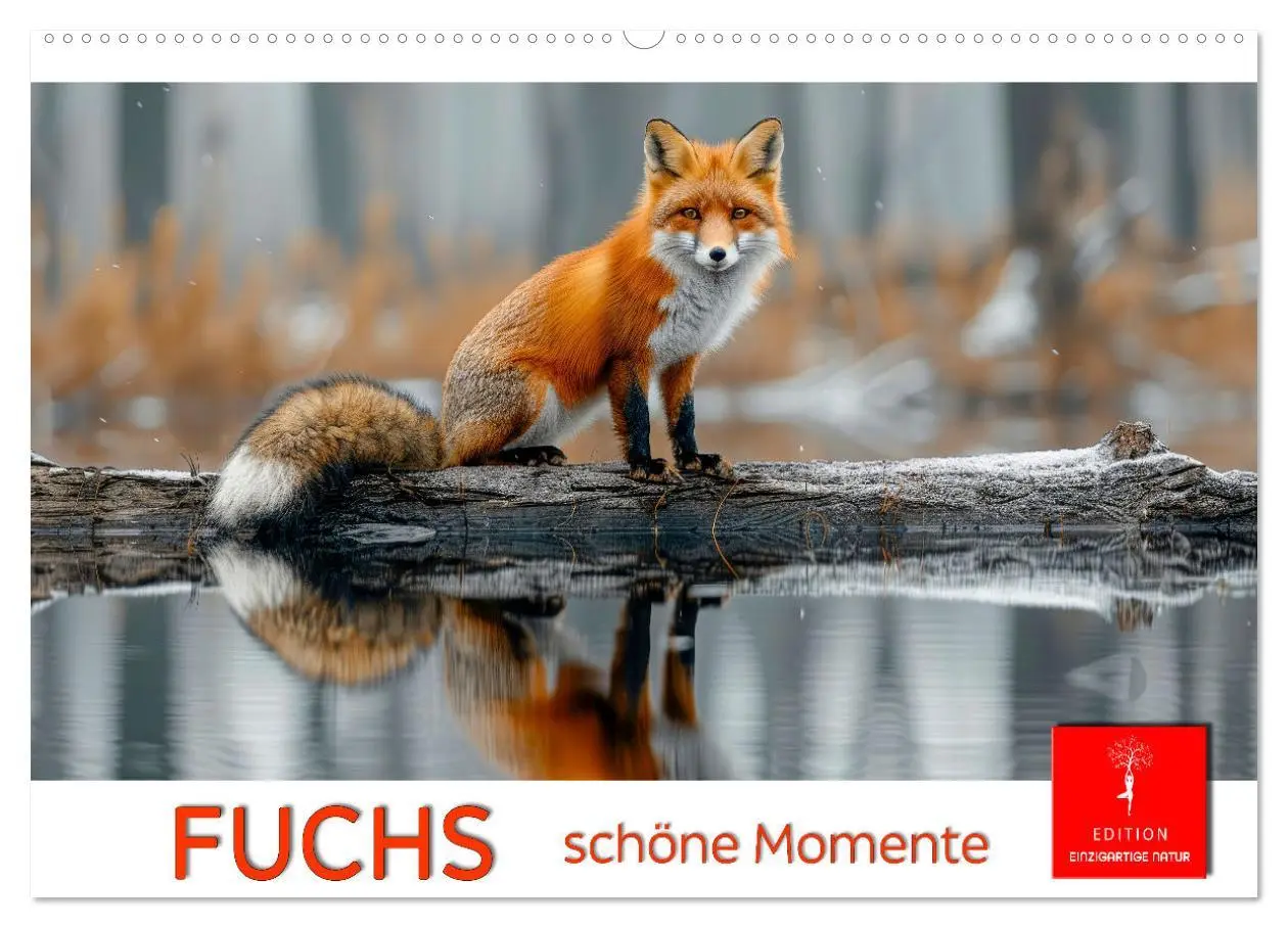 Cover: 9783457421819 | Fuchs - schöne Momente (Wandkalender 2026 DIN A2 quer), CALVENDO...