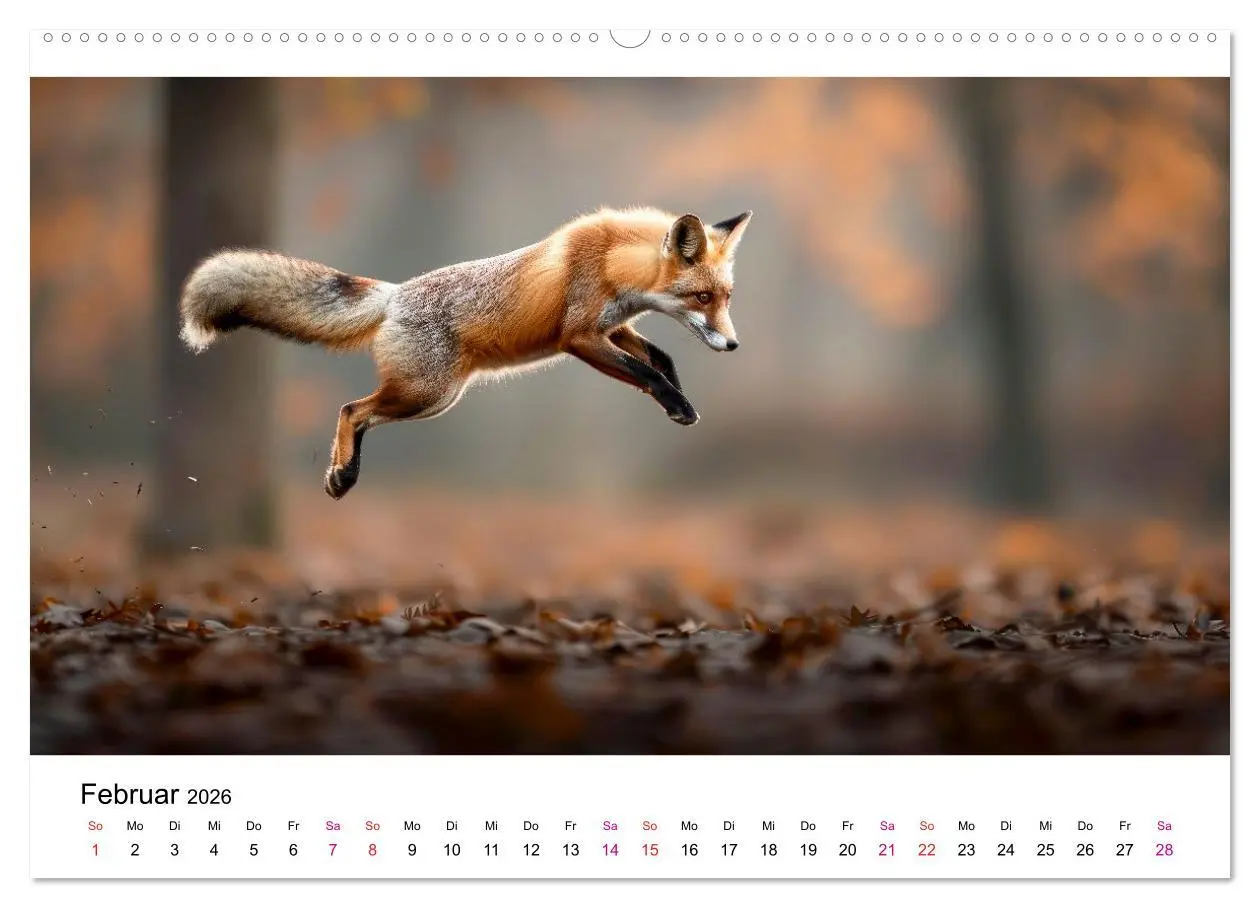 Bild: 9783457421819 | Fuchs - schöne Momente (Wandkalender 2026 DIN A2 quer), CALVENDO...