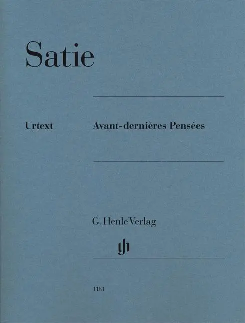 Cover: 9790201811819 | Satie, E: Avant-dernières Pensées | Erik Satie | Taschenbuch | Buch