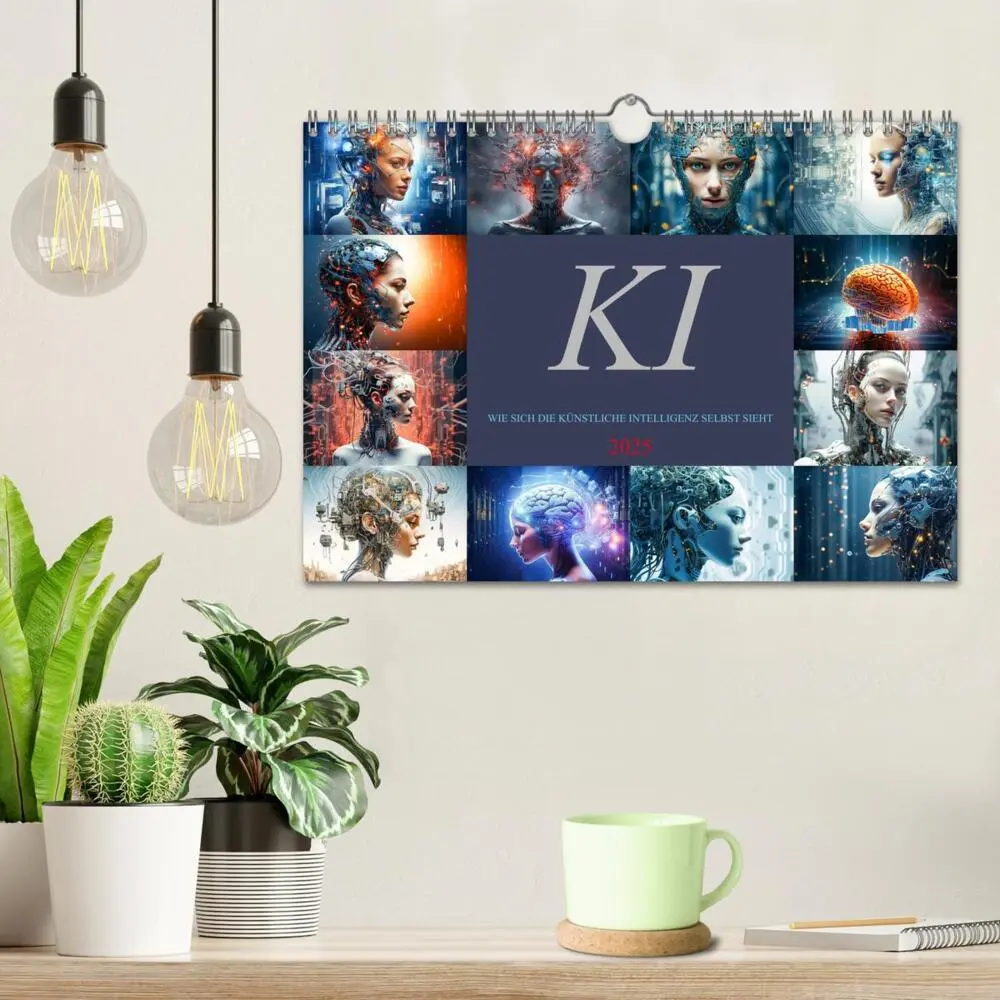 Bild: 9783383851919 | KI - Wie sich die künstliche Intelligenz selbst sieht (Wandkalender...