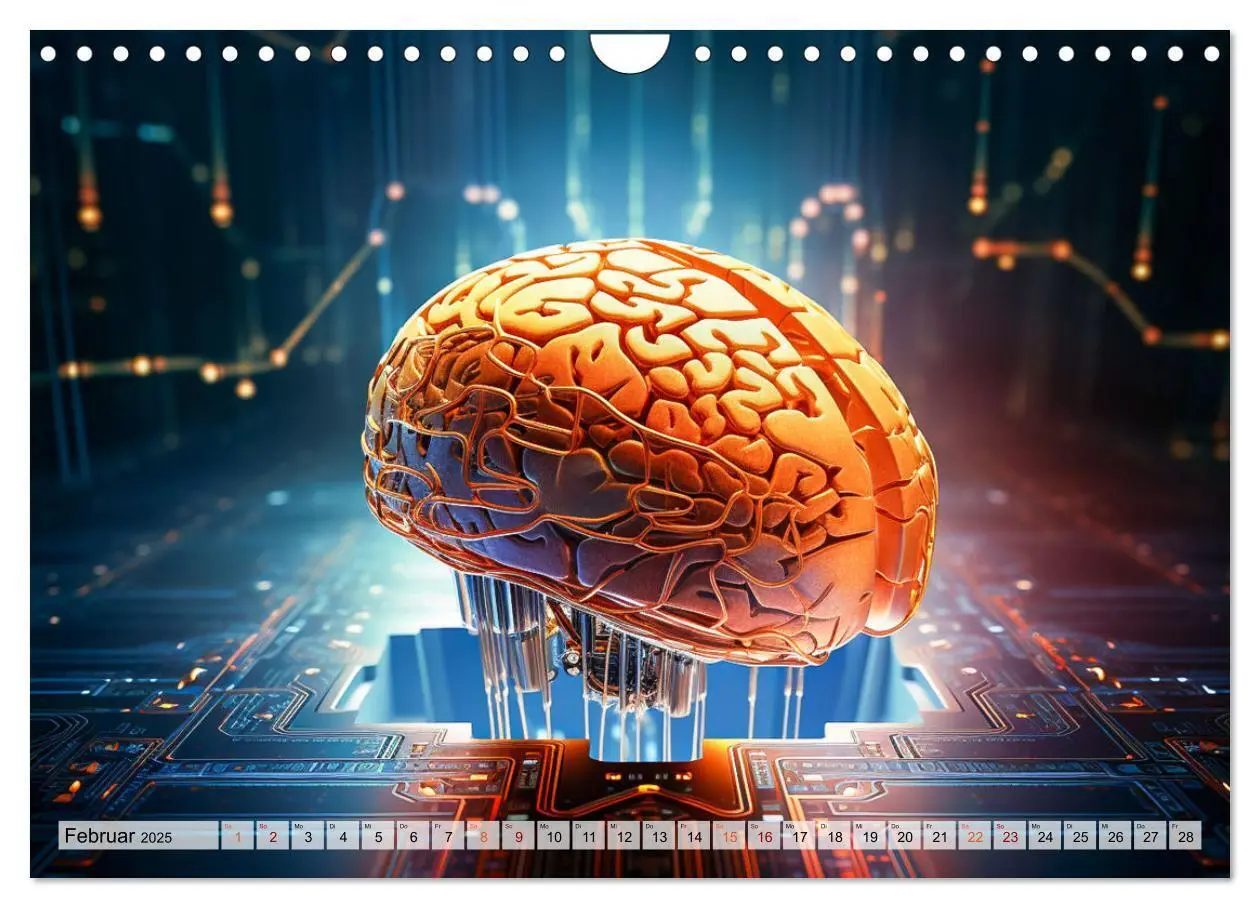 Bild: 9783383851919 | KI - Wie sich die künstliche Intelligenz selbst sieht (Wandkalender...