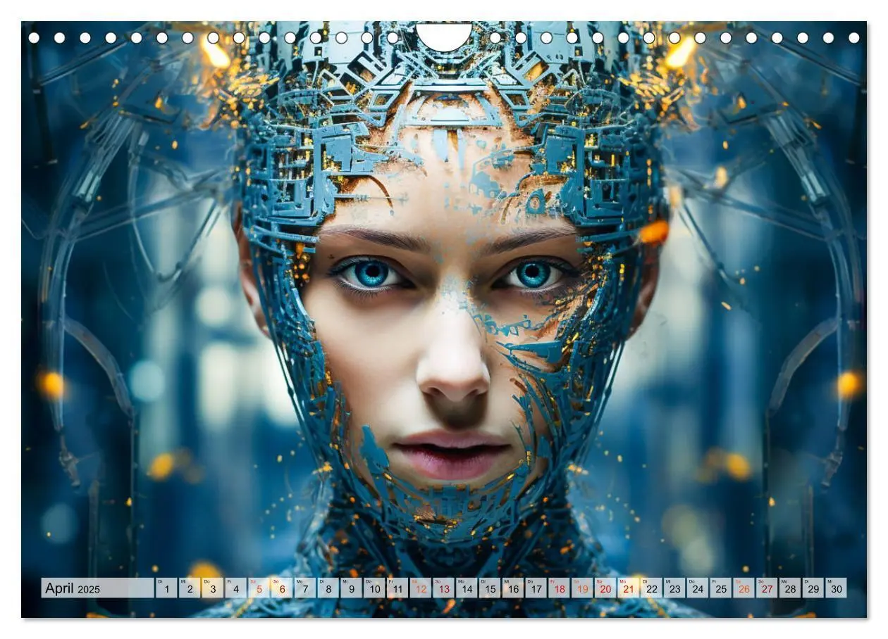 Bild: 9783383851919 | KI - Wie sich die künstliche Intelligenz selbst sieht (Wandkalender...