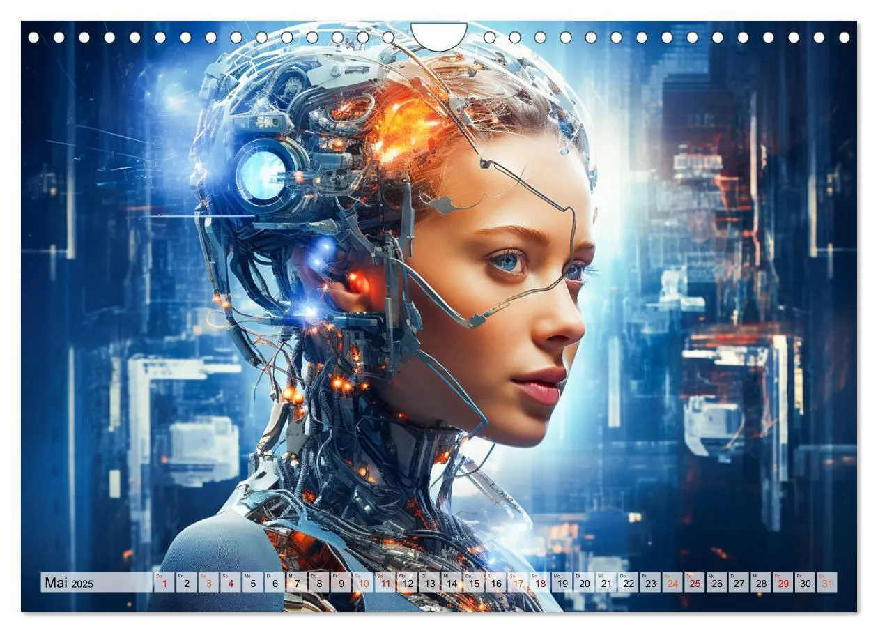 Bild: 9783383851919 | KI - Wie sich die künstliche Intelligenz selbst sieht (Wandkalender...