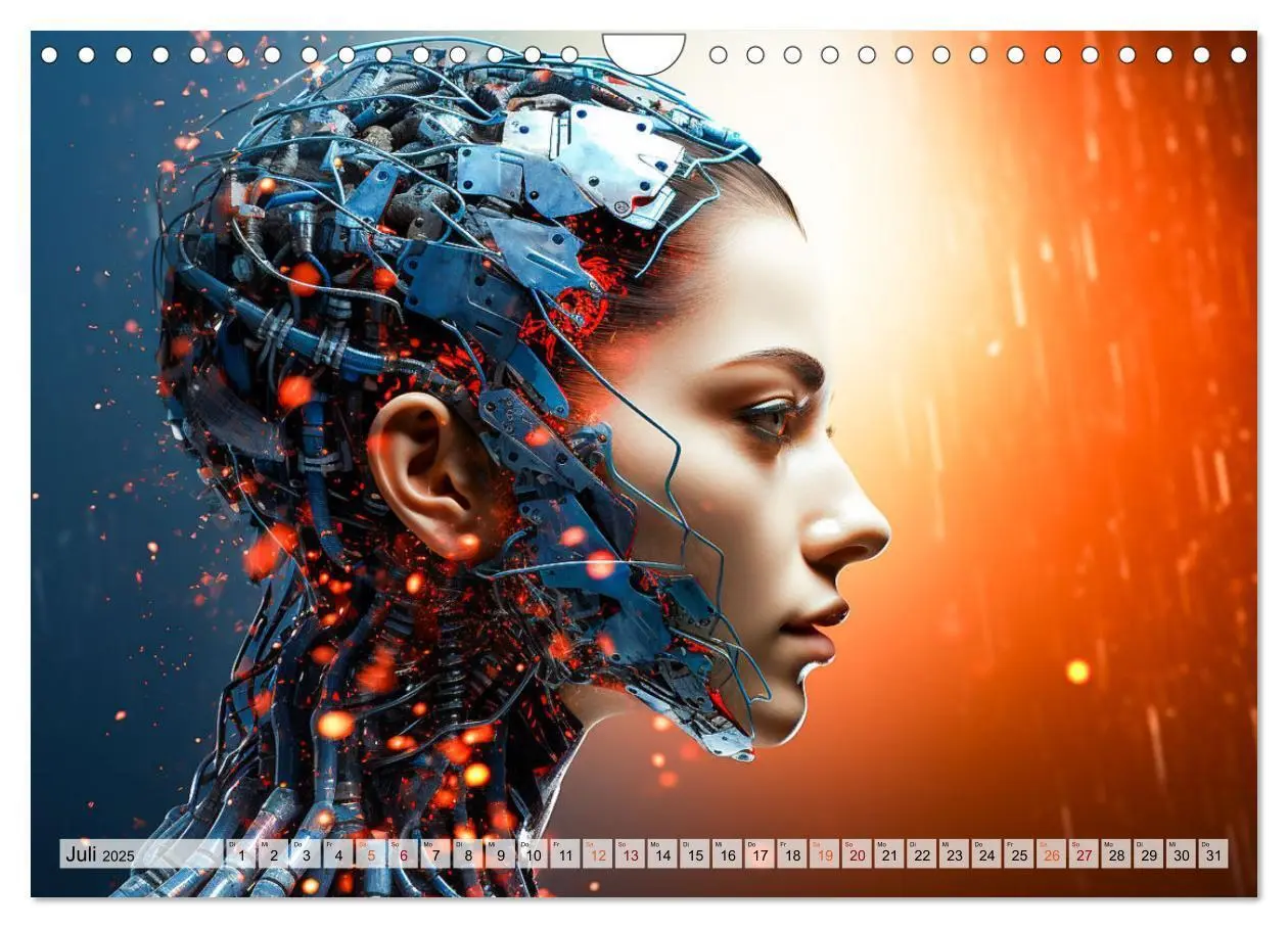 Bild: 9783383851919 | KI - Wie sich die künstliche Intelligenz selbst sieht (Wandkalender...