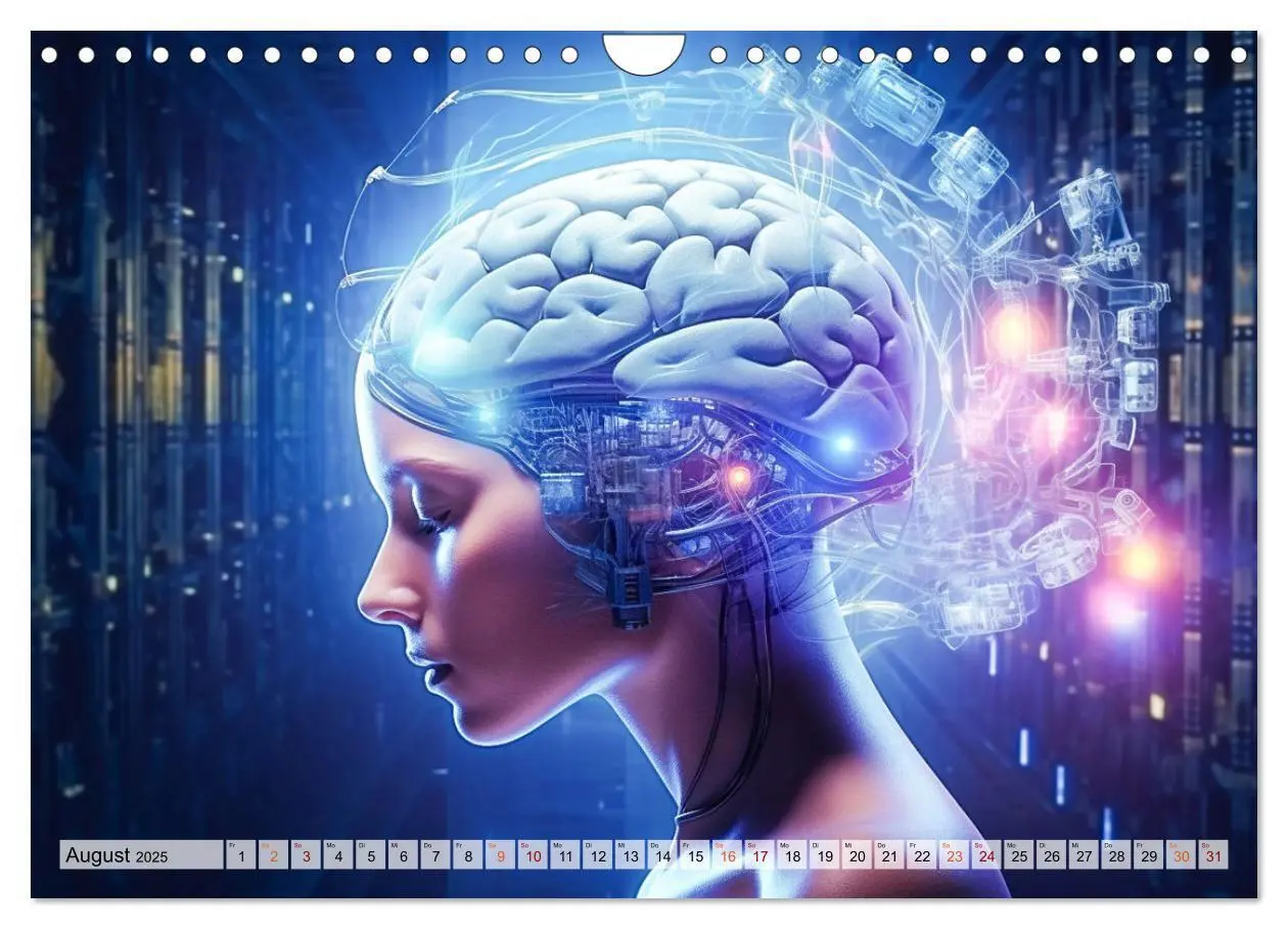 Bild: 9783383851919 | KI - Wie sich die künstliche Intelligenz selbst sieht (Wandkalender...
