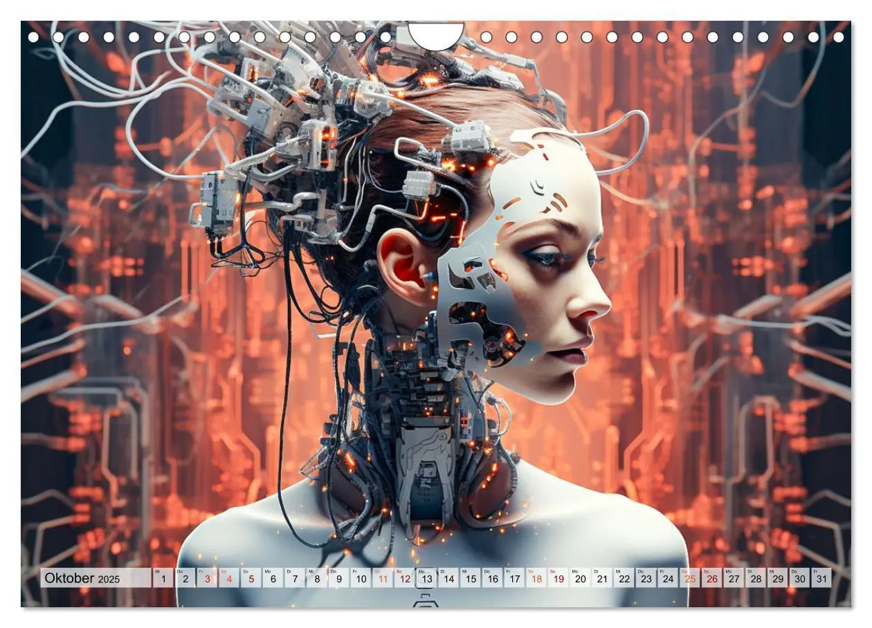 Bild: 9783383851919 | KI - Wie sich die künstliche Intelligenz selbst sieht (Wandkalender...
