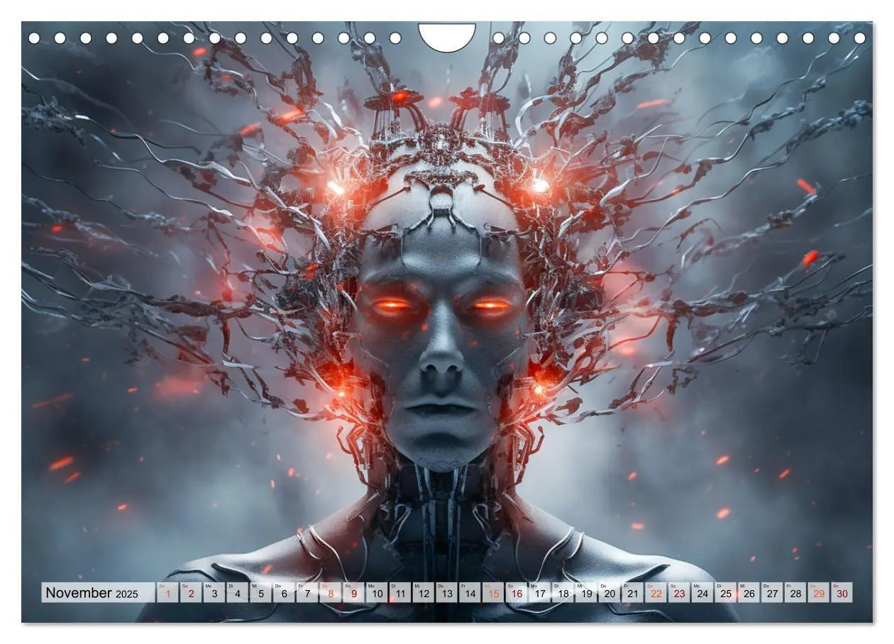 Bild: 9783383851919 | KI - Wie sich die künstliche Intelligenz selbst sieht (Wandkalender...