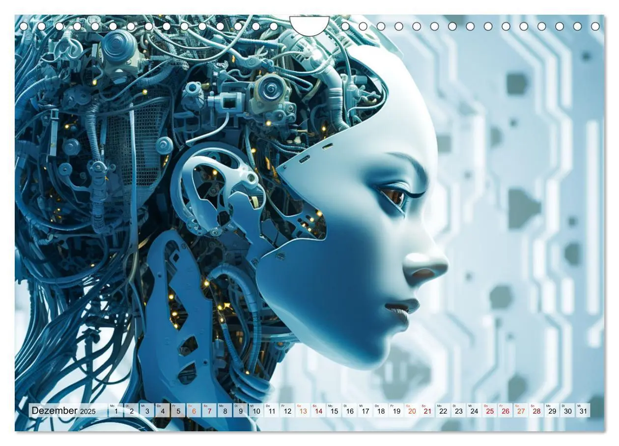 Bild: 9783383851919 | KI - Wie sich die künstliche Intelligenz selbst sieht (Wandkalender...