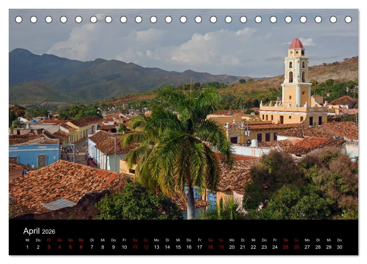 Bild: 9783457891919 | Kuba 2026 (Tischkalender 2026 DIN A5 quer), CALVENDO Monatskalender
