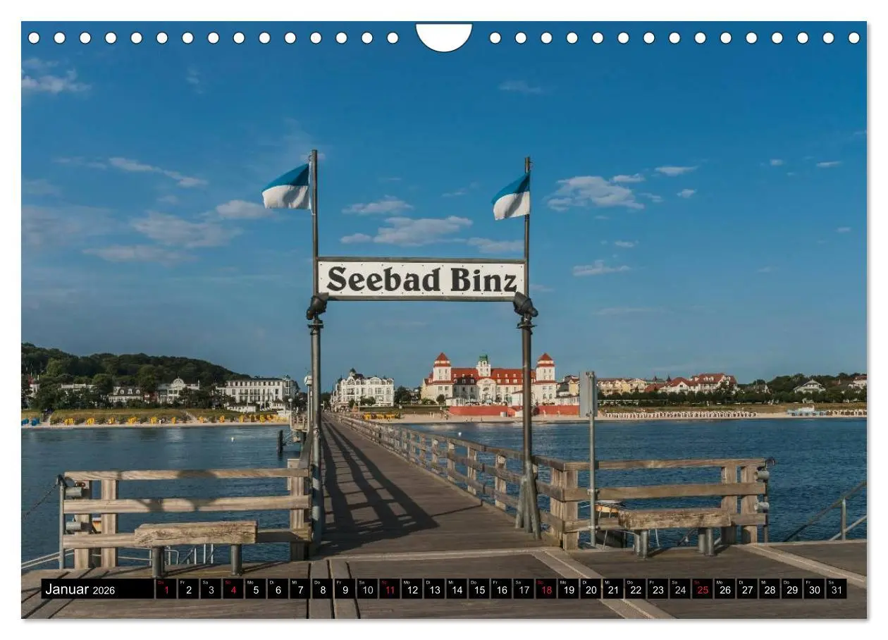 Bild: 9783457961919 | Ein Wochenende im Ostseebad Binz (Wandkalender 2026 DIN A4 quer),...