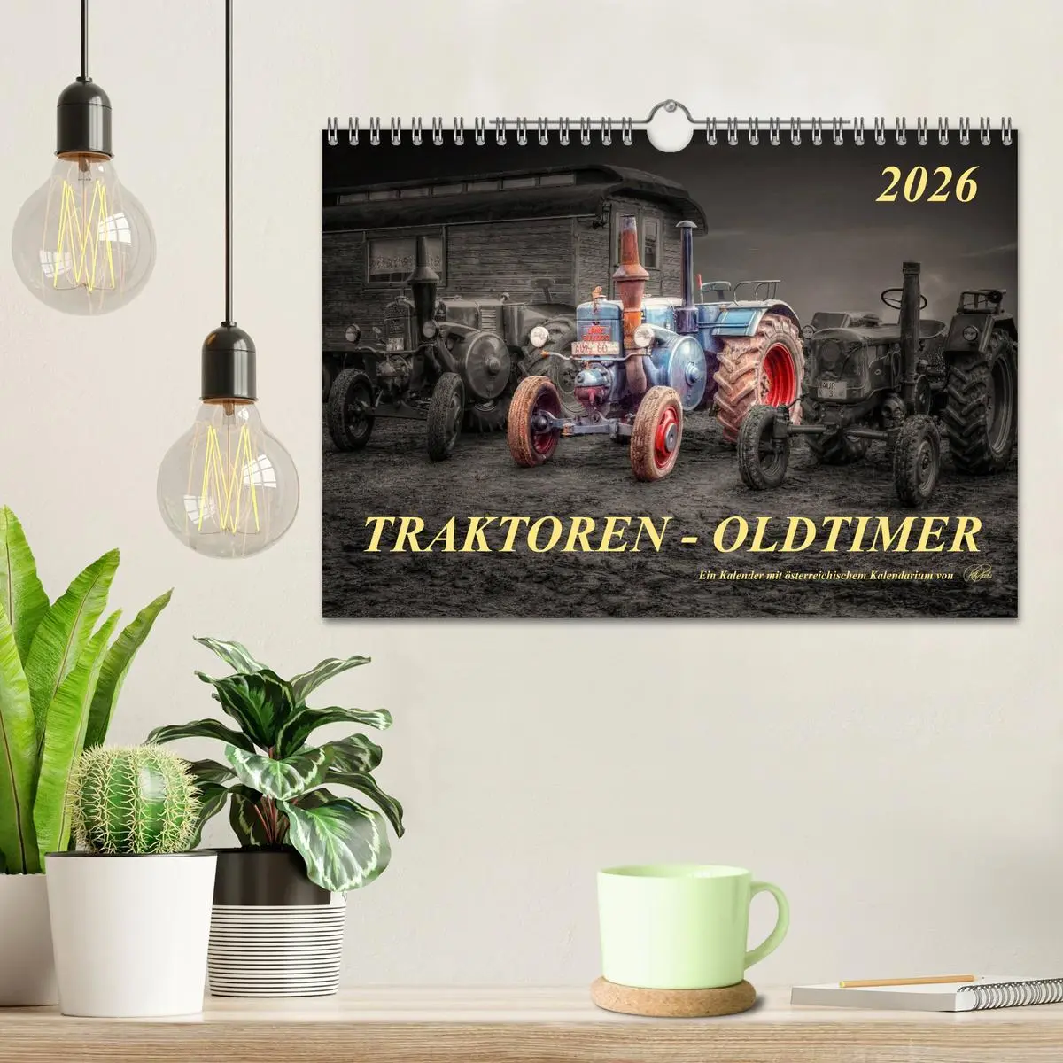 Bild: 9783516051919 | Traktoren - Oldtimer (Wandkalender 2026 DIN A4 quer), CALVENDO...