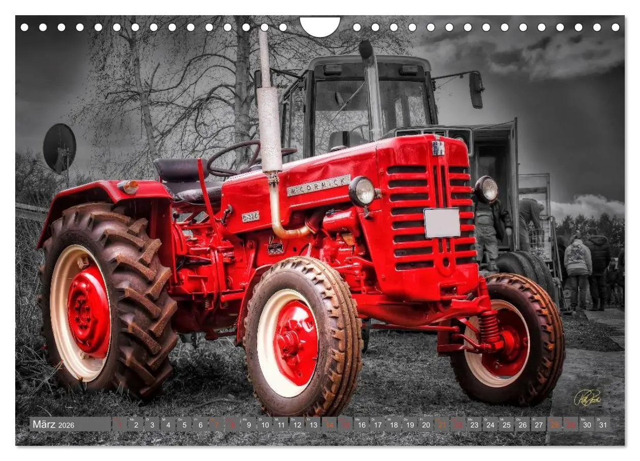 Bild: 9783516051919 | Traktoren - Oldtimer (Wandkalender 2026 DIN A4 quer), CALVENDO...