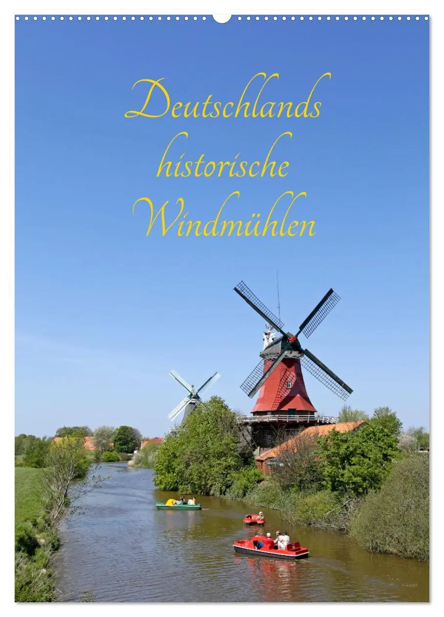 Cover: 9783516361919 | Deutschlands historische Windmühlen (Wandkalender 2026 DIN A2...