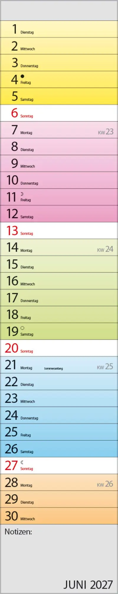 Bild: 9783819301919 | Planer Farbenspiel 2027 | Verlag Korsch | Kalender | Spiralbindung