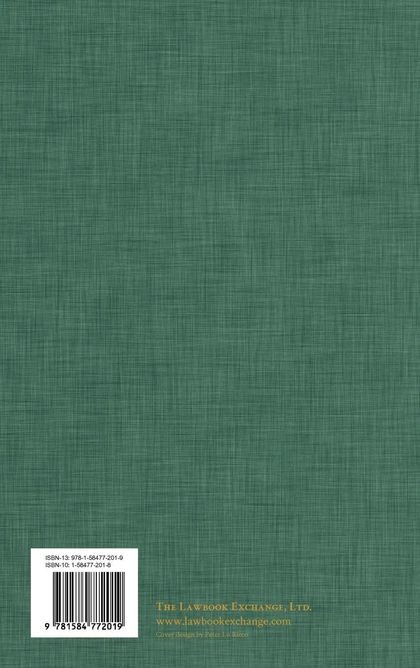 Rückseite: 9781584772019 | The Third Part of the Institutes of the Laws of England | Edward Coke