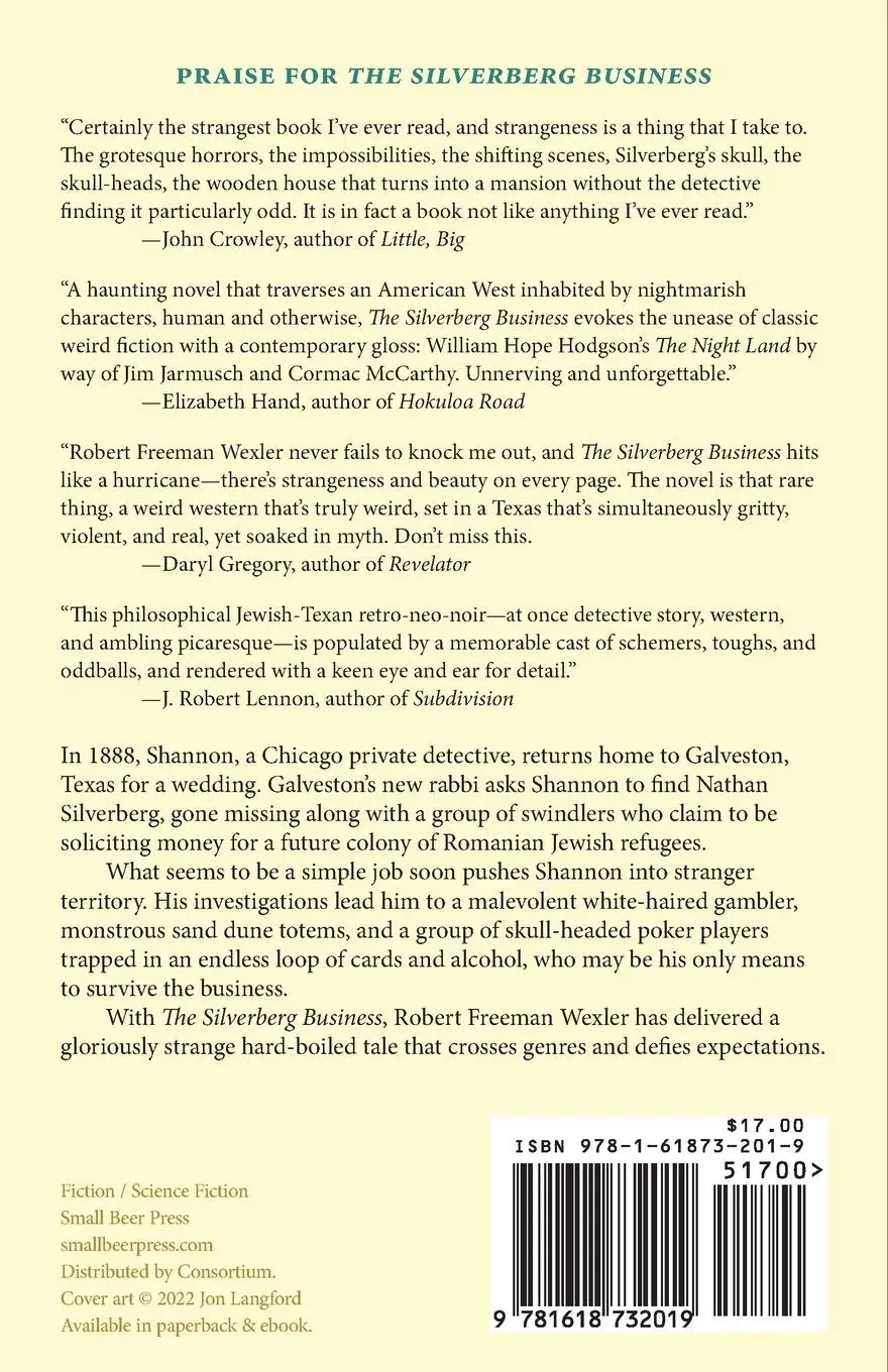 Rückseite: 9781618732019 | The Silverberg Business | Robert Freeman Wexler | Taschenbuch | 2022