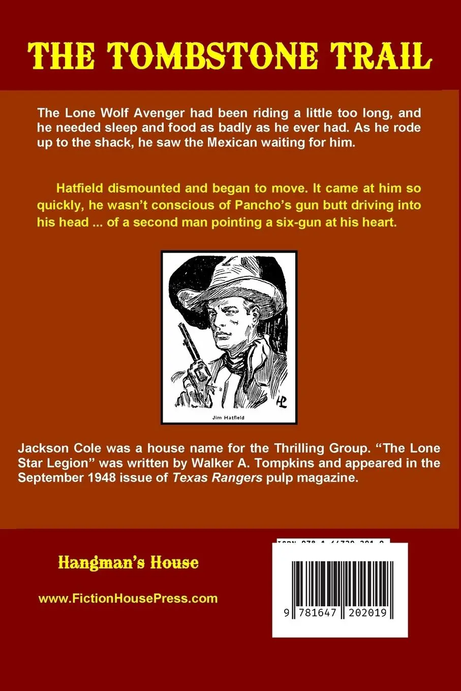 Rückseite: 9781647202019 | Jim Hatfield Texas Rangers #5 | Jackson Cole | Taschenbuch | Englisch