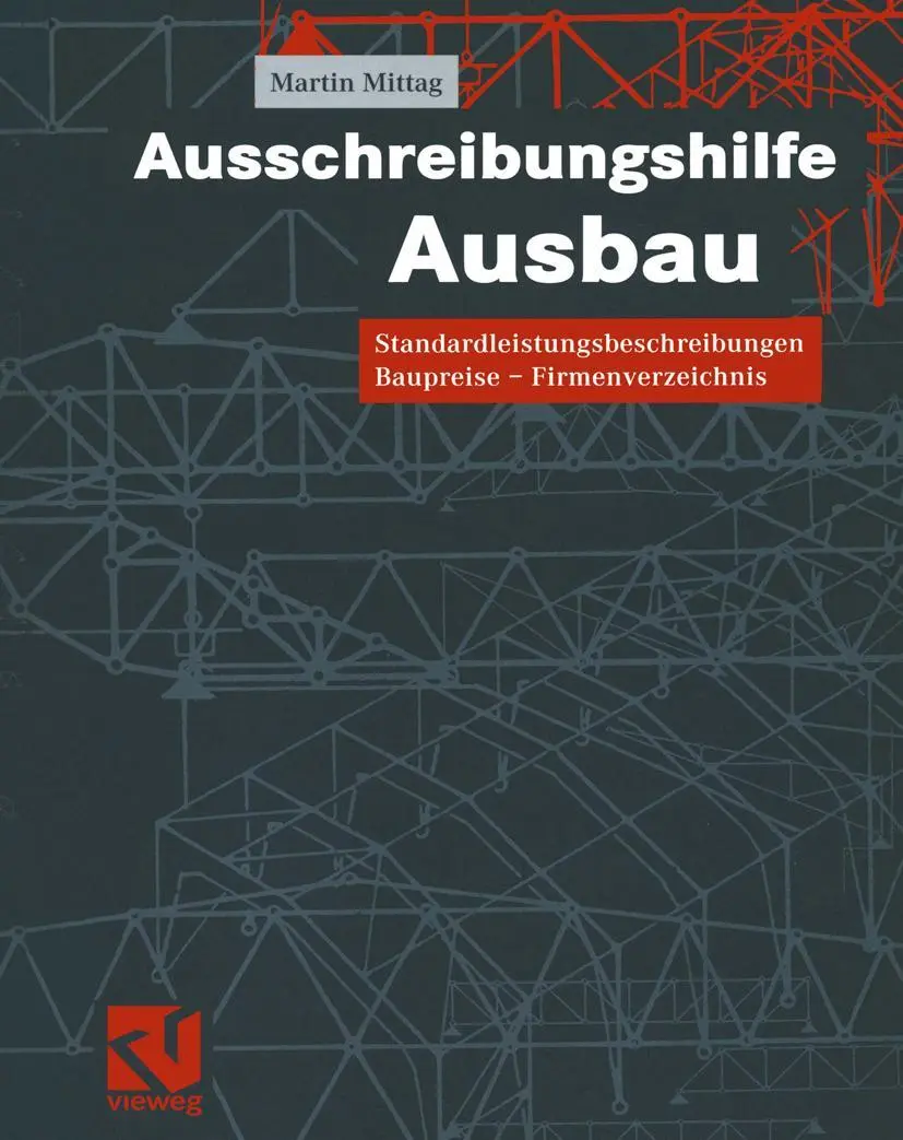 Cover: 9783322802019 | Ausschreibungshilfe Ausbau | Martin Mittag | Taschenbuch | 570 S.