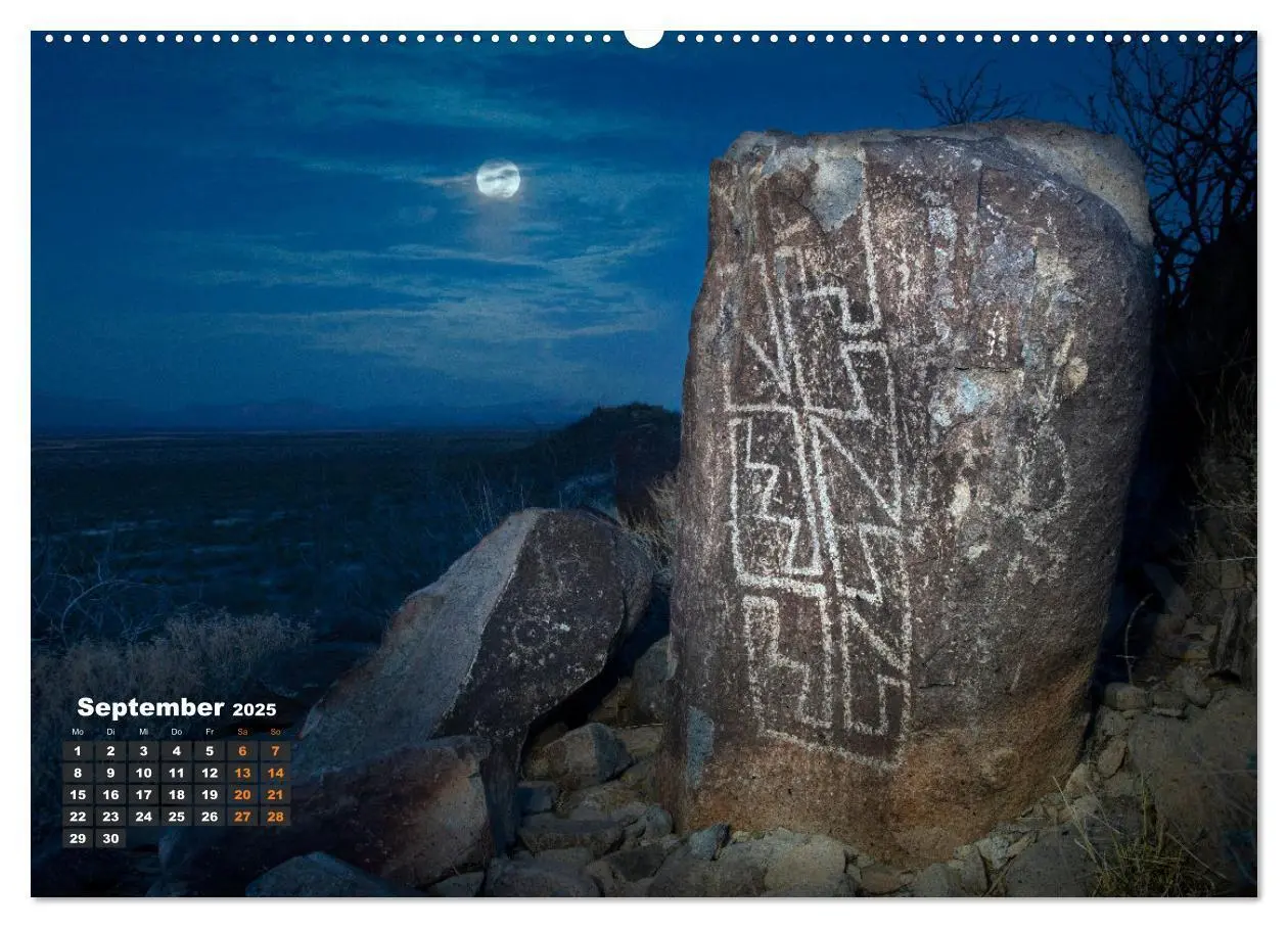 Bild: 9783457162019 | Kraftplätze der Indianer (Wandkalender 2025 DIN A2 quer), CALVENDO...