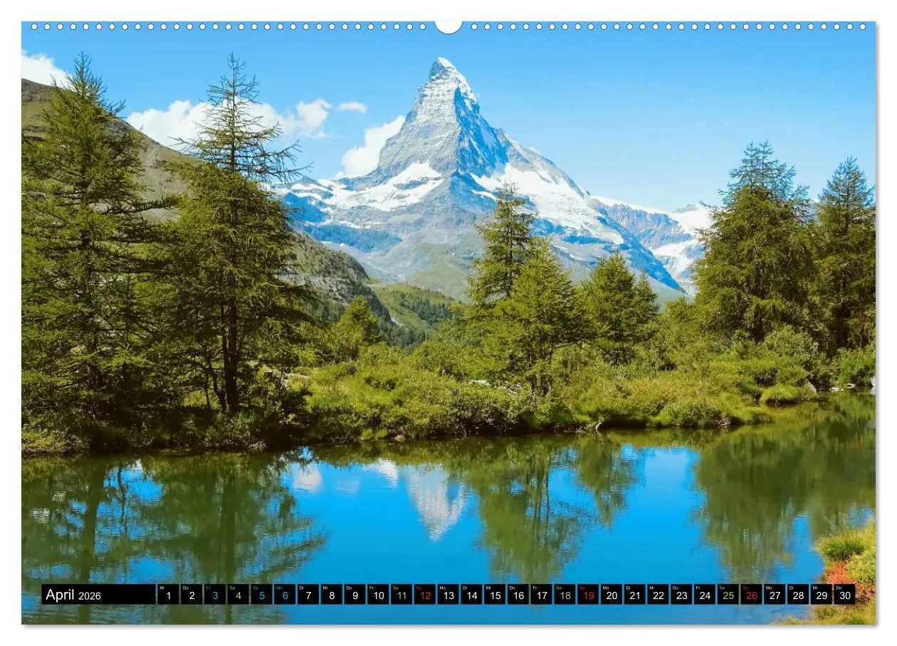 Bild: 9783457782019 | Und ewig lockt das Matterhorn (Wandkalender 2026 DIN A2 quer),...