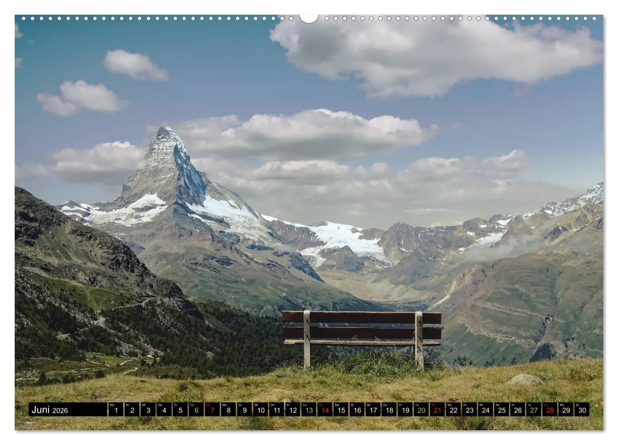 Bild: 9783457782019 | Und ewig lockt das Matterhorn (Wandkalender 2026 DIN A2 quer),...