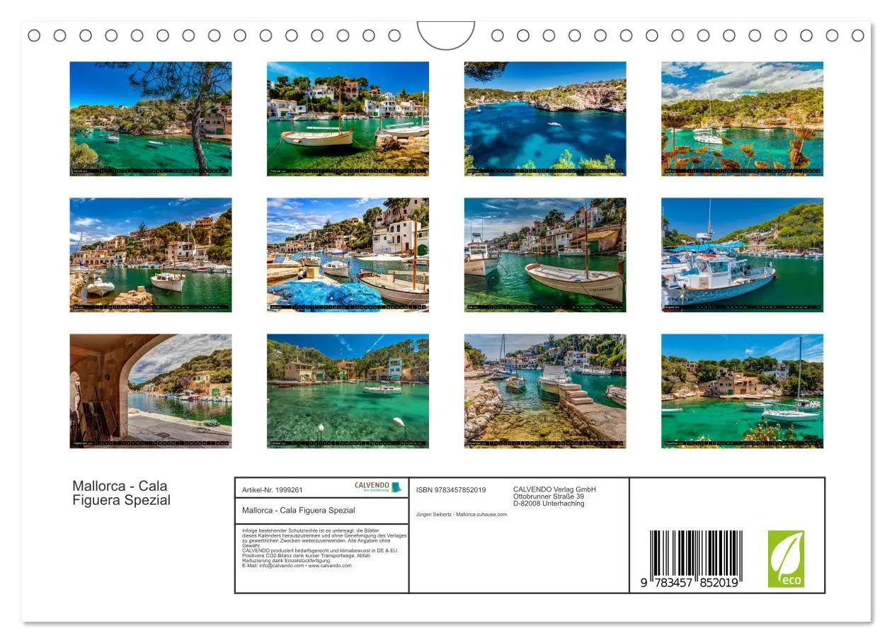 Bild: 9783457852019 | Mallorca - Cala Figuera Spezial (Wandkalender 2026 DIN A4 quer),...