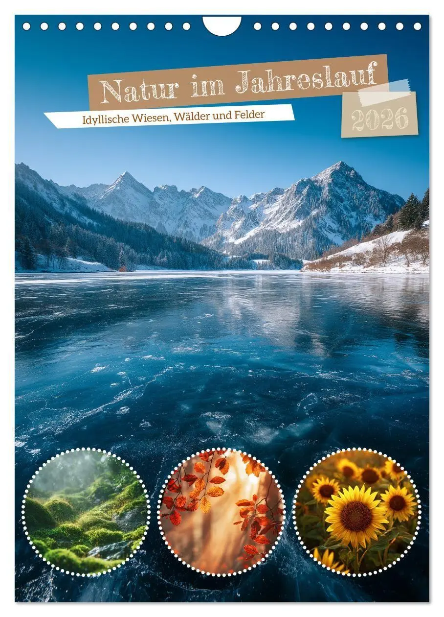 Cover: 9783516702019 | Natur im Jahreslauf (Wandkalender 2026 DIN A4 hoch), CALVENDO...