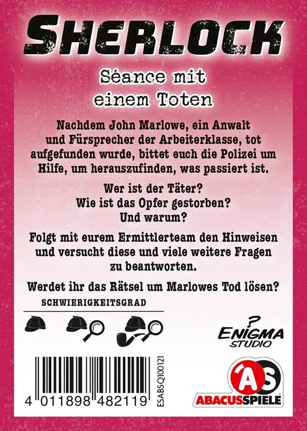 Bild: 4011898482119 | Sherlock - Séance mit einem Toten | Quim Gómez | Spiel | Brettspiel