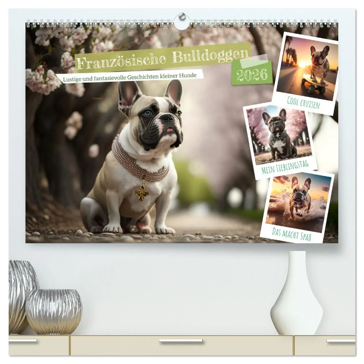 Cover: 9783457532119 | Französische Bulldoggen (hochwertiger Premium Wandkalender 2026 DIN...