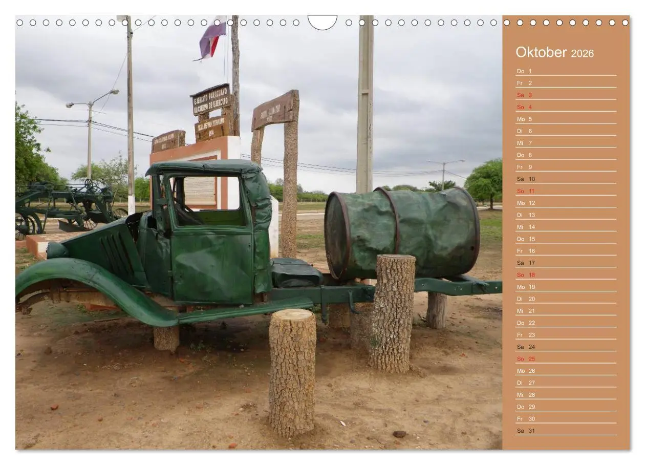 Bild: 9783516172119 | Bilder aus dem Chaco in Paraguay (Wandkalender 2026 DIN A3 quer),...
