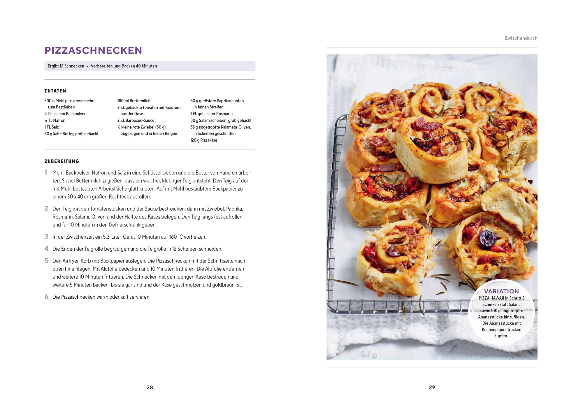 Bild: 9783809452119 | Airfryer Snacks - Die besten Rezepte für die Heißluftfritteuse | Young