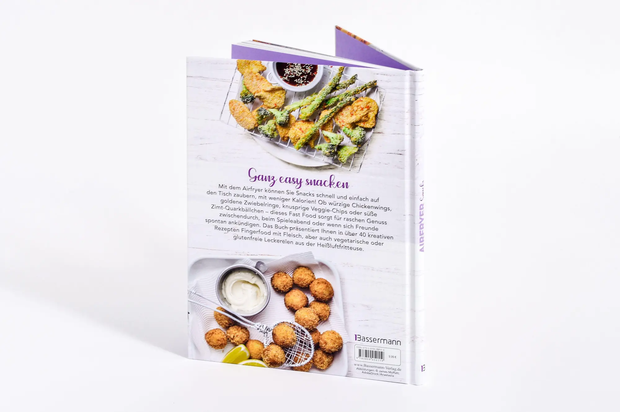 Bild: 9783809452119 | Airfryer Snacks - Die besten Rezepte für die Heißluftfritteuse | Young
