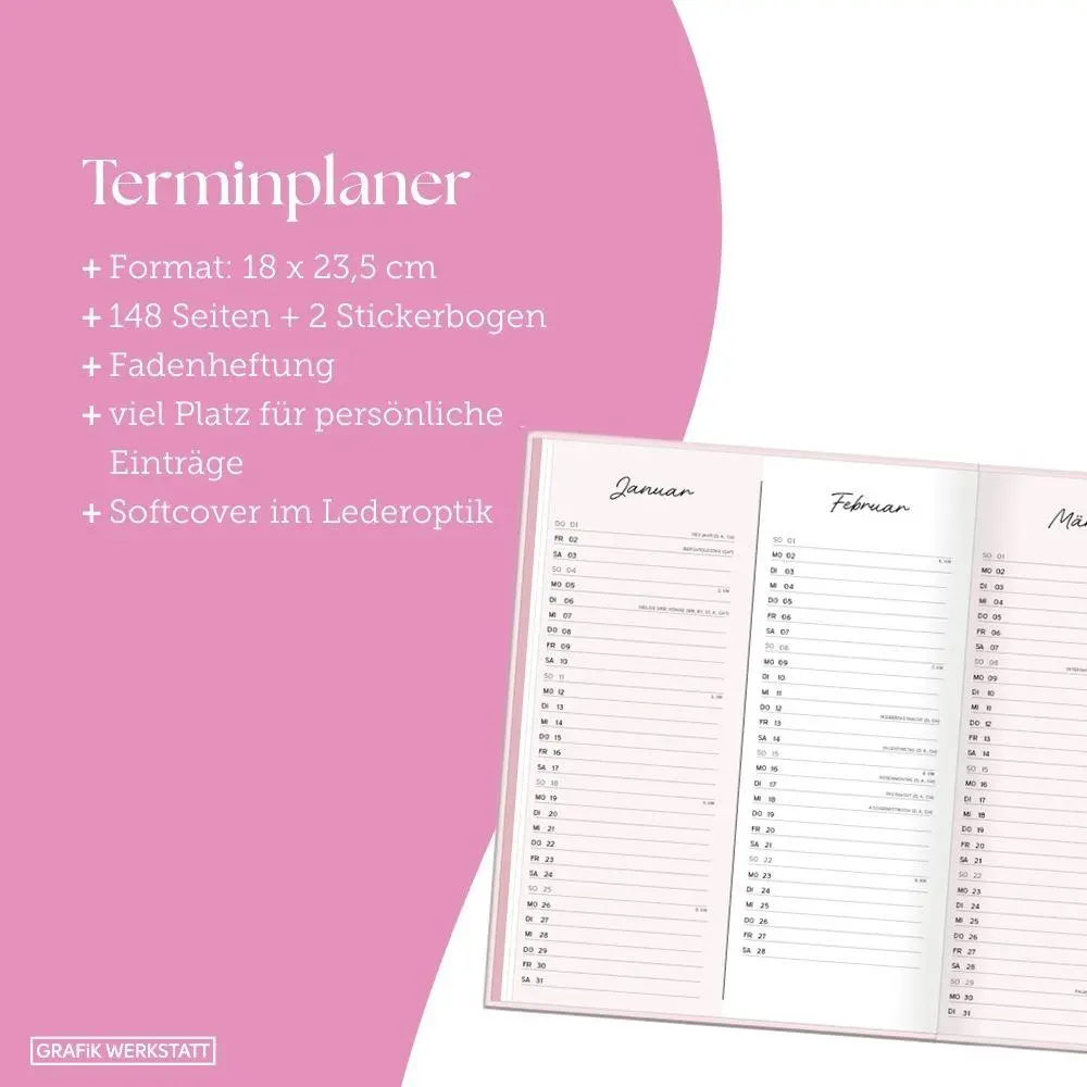 Bild: 9783986362119 | Terminplaner Lady Softcover 2027 Mein Happiness-Planer | Original
