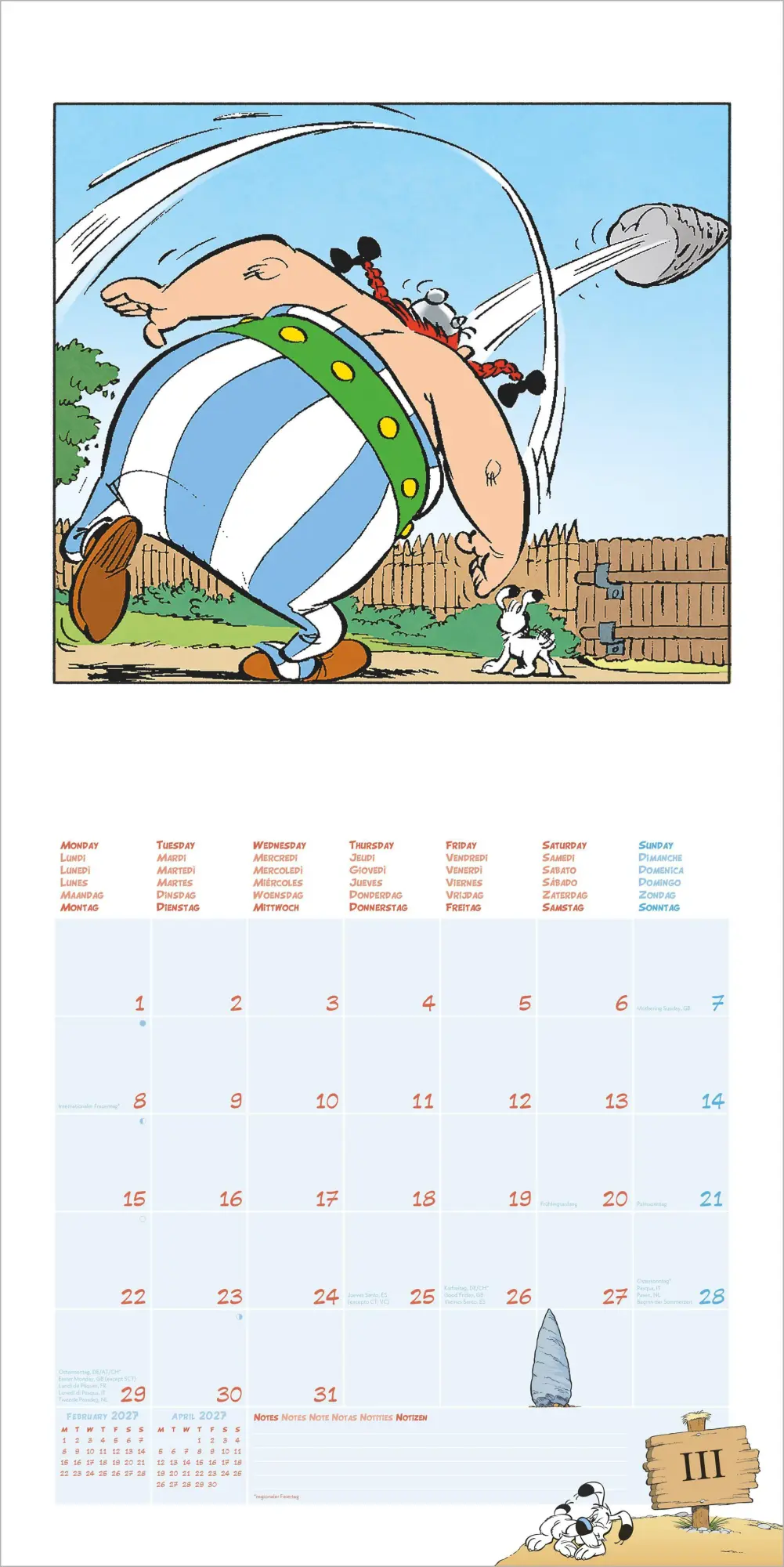 Bild: 4069095012219 | Asterix &amp; Obelix 2027 | Neumann Verlage GmbH &amp; Co KG | Kalender | 2027