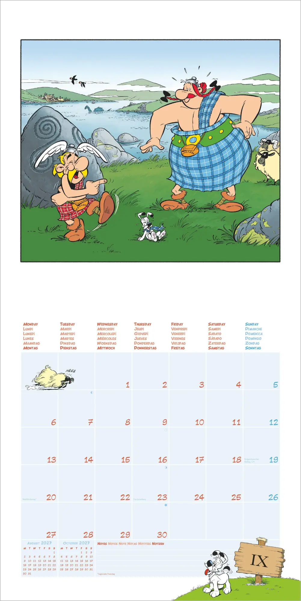 Bild: 4069095012219 | Asterix &amp; Obelix 2027 | Neumann Verlage GmbH &amp; Co KG | Kalender | 2027