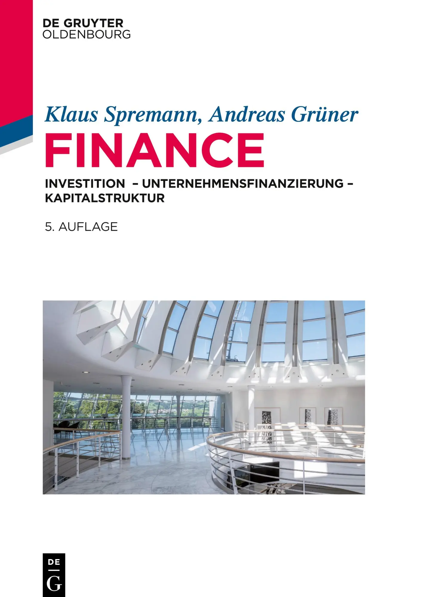 Cover: 9783110472219 | Finance | Investition - Unternehmensfinanzierung - Kapitalstruktur